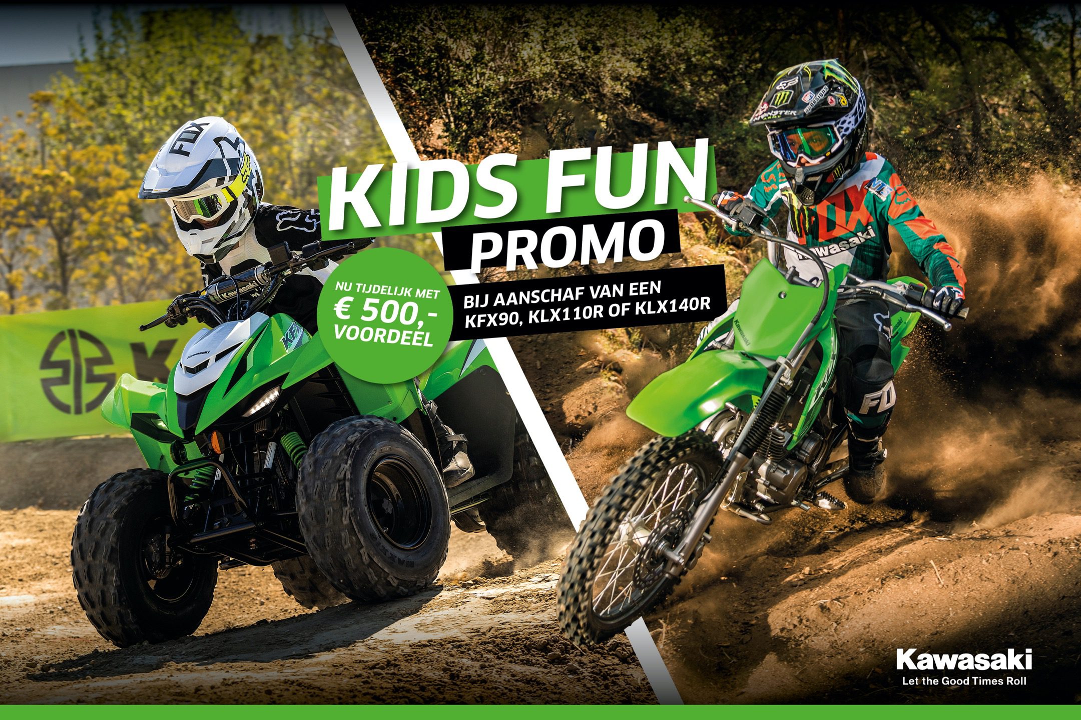 Voordeel op Kawasaki Kids Fun modellen - BikesXpress